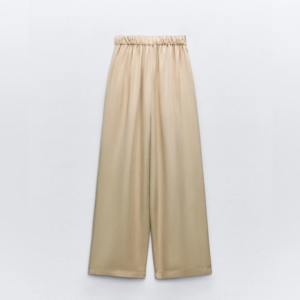 Zara wide leg pants, neutral
